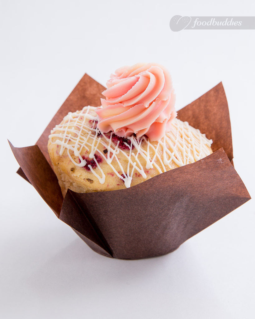 Raspberry White Chocolate Muffin by Foodbuddies